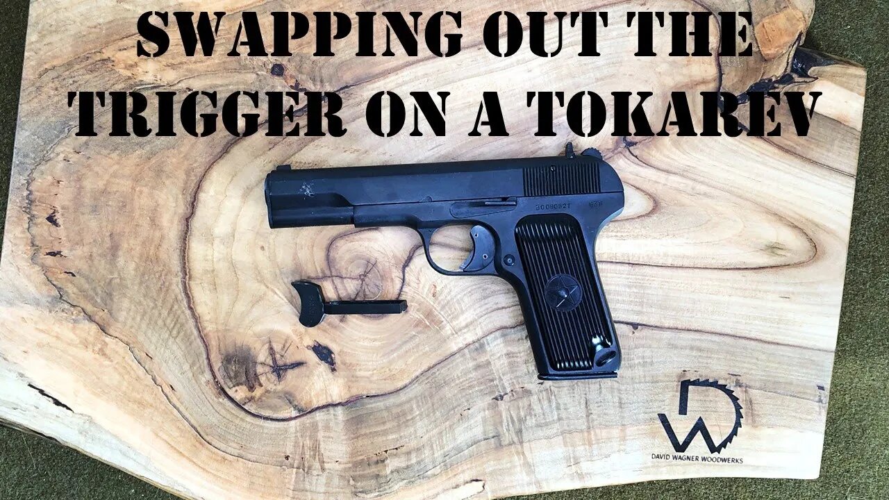 Replacing Trigger on Tokarev Chinese Type 54 Pistol.