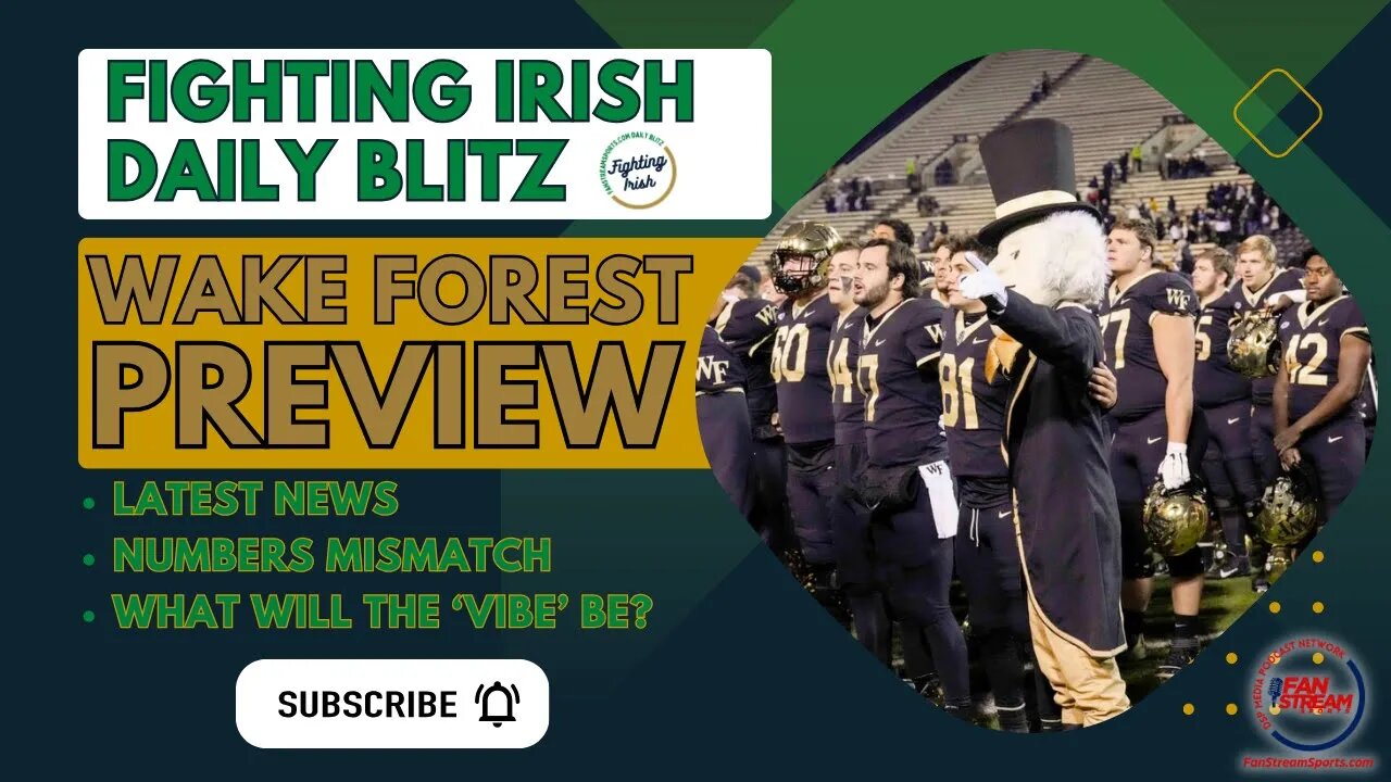 Fighting Irish Daily Blitz 11/14: Wake Forest Preview Show