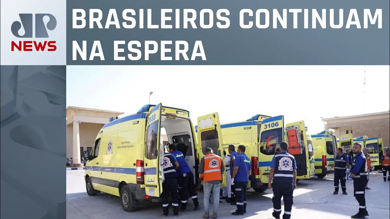 Impasse com ambulâncias fecha fronteira entre Egito e Gaza