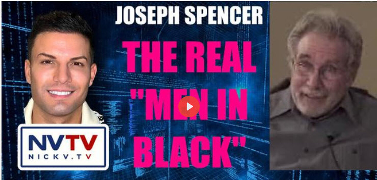 Whistleblower Joseph Spencer Reveals The Real Men In Black