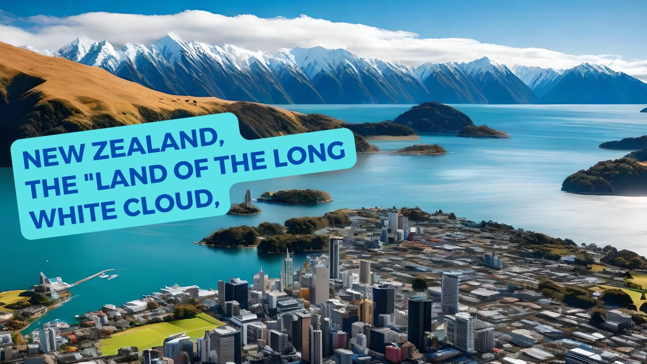 New Zealand, the "Land of the Long White Cloud