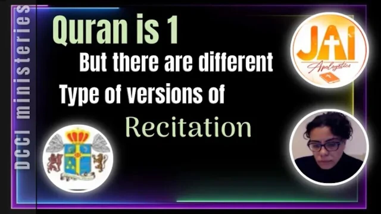 There is only one qur’an but different versions of recitation- abdool vs jai and hatun