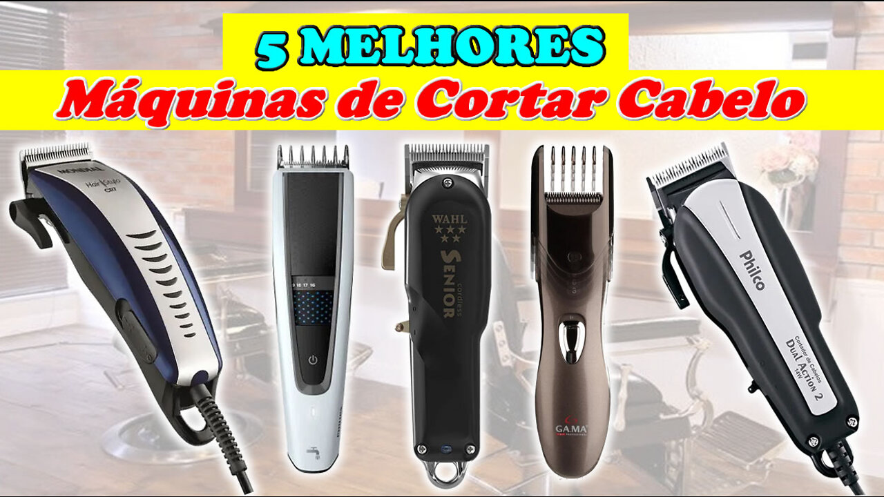 5 Melhores Máquinas Para Cortar Cabelo