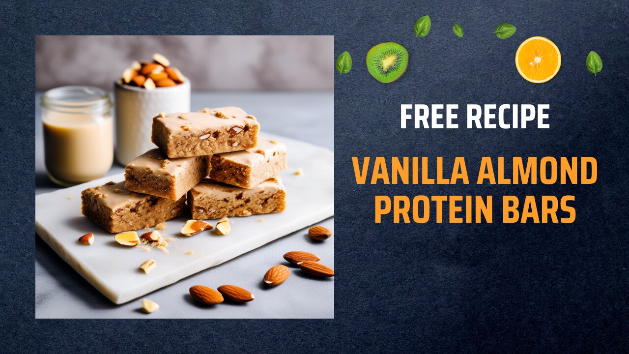Free Vanilla Almond Protein Bars Recipe🍯🥜Free Ebooks +Healing Frequency🎵