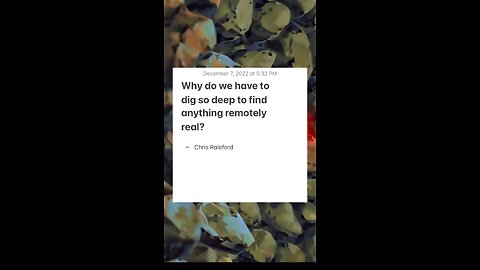 Why?