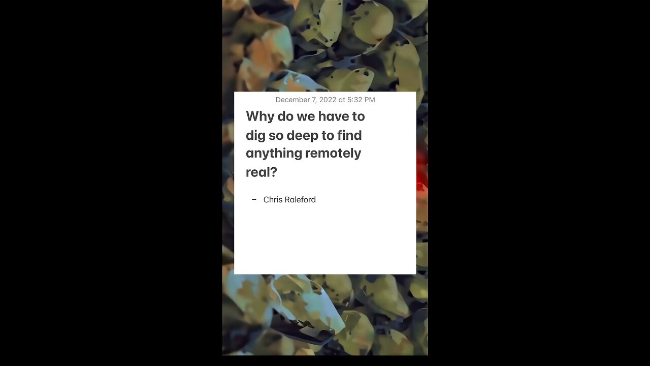Why?