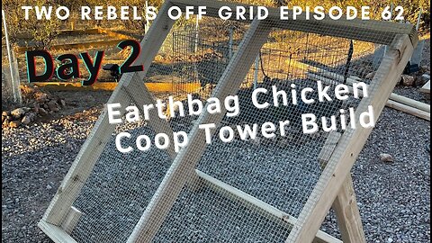 Off Grid Hyperadobe Chicken Coop Tower