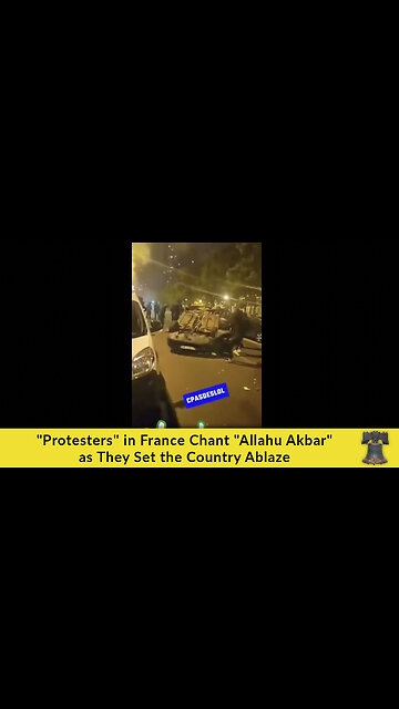 "Protesters" in France Chant "Allahu Akbar" as They Set the Country Ablaze