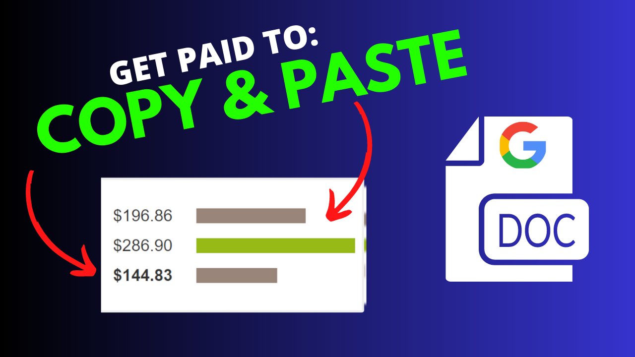 GET PAID TO COPY & PASTE ON GOOGLE DOCS | MAKE MONEY ONLINE FOR BEGINNERS 2023
