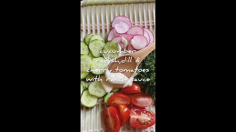 Veggie salad for a healthy lifestyle