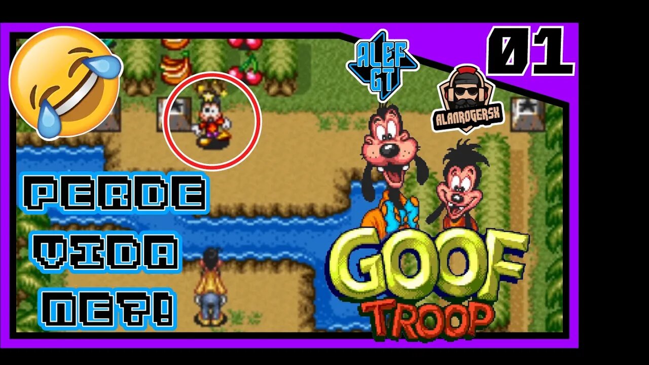 Perde Vida Né?! - Goof Troop Snes - COOP PC - Parte 01