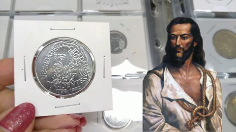 MOEDA ESCASSA - 5000 CRUZEIROS TIRADENTES - 1992 - MOEDAS HISTÓRICAS - DETALHES E VALOR ATUALIZADO