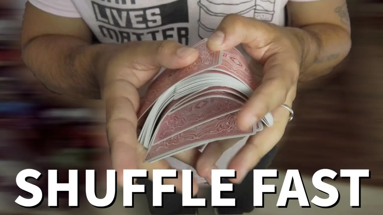 How to Shuffle a Deck of Cards Fast - Tutorial