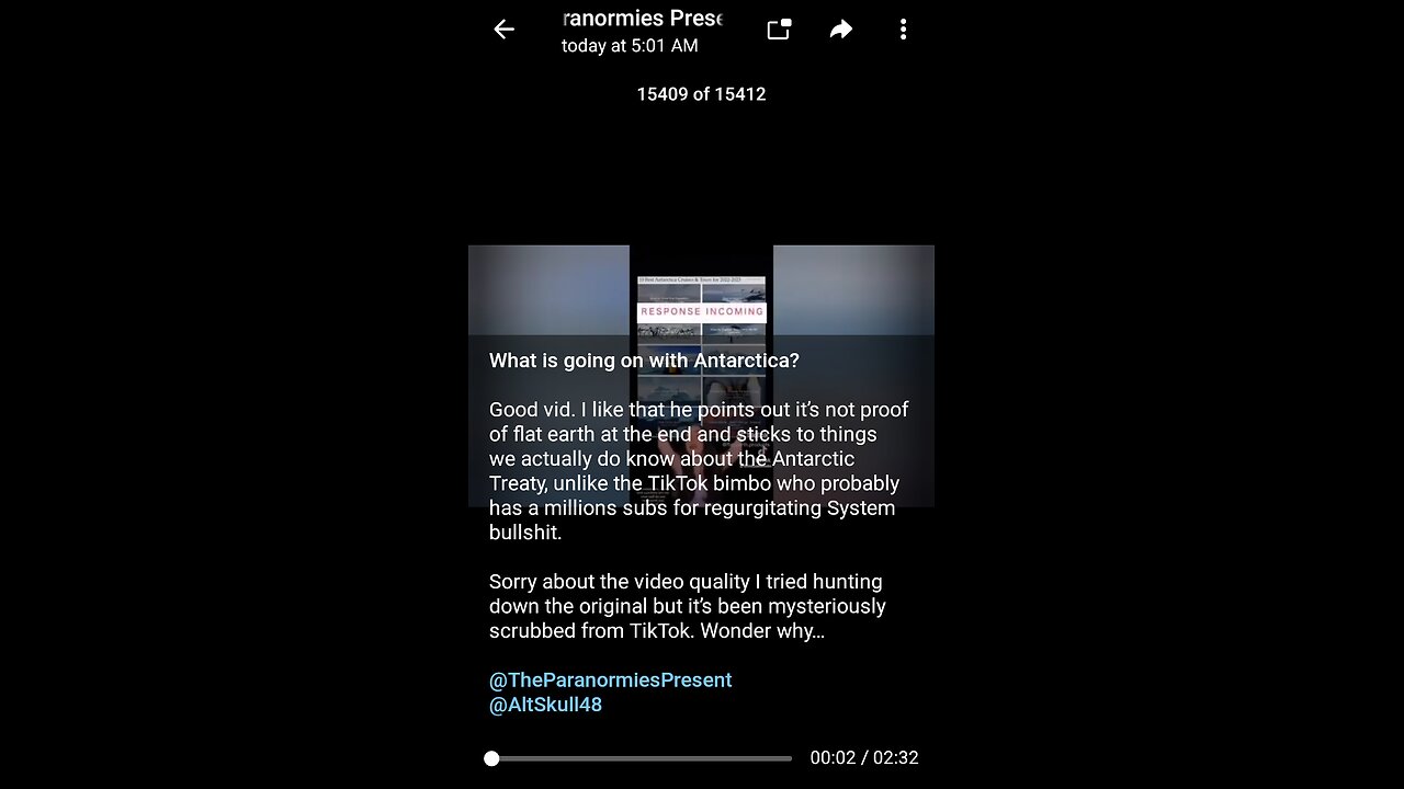 Documentary: Occurring in Antartica