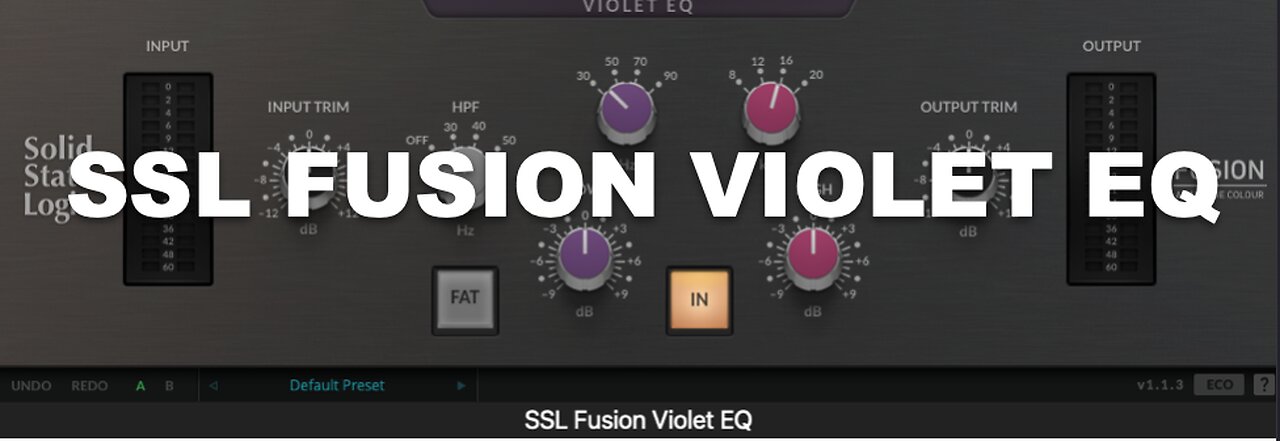 SSL Fusion Violet eq Review