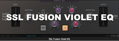 SSL Fusion Violet eq Review