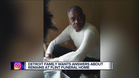 Detroit family wants answers about remains at Flint funeral home