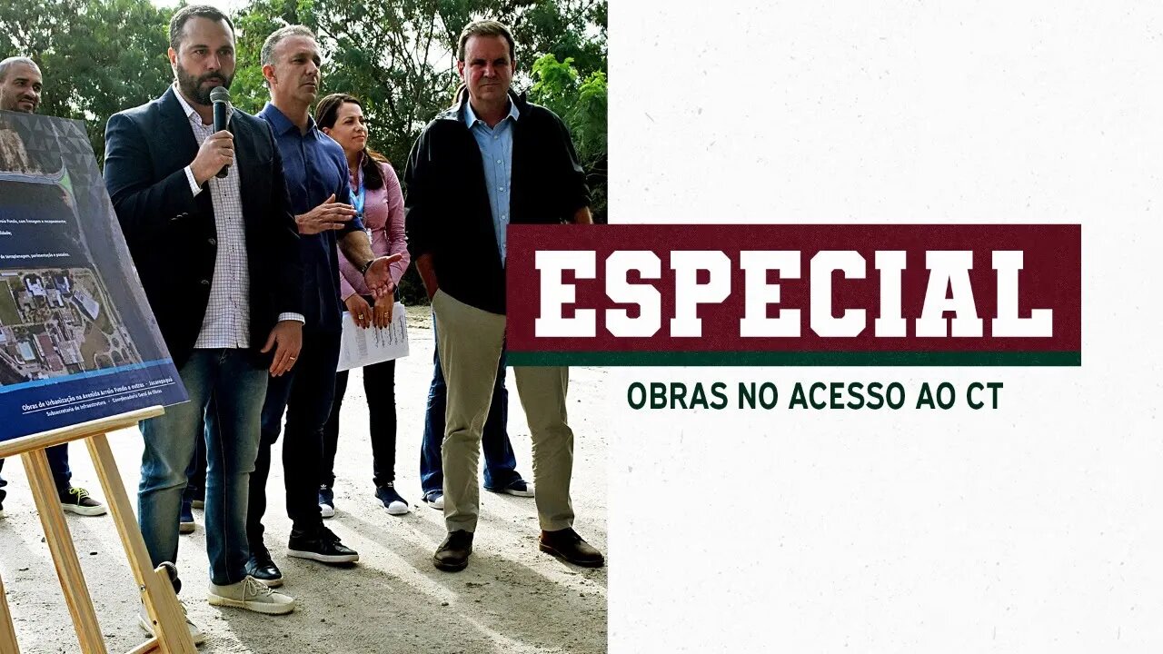 EDUARDO PAES ANUNCIA INÍCIO DAS OBRAS DA VIA DE ACESSO AO CT CARLOS CASTILHO