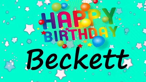 Happy Birthday to Beckett - Birthday Wish From Birthday Bash