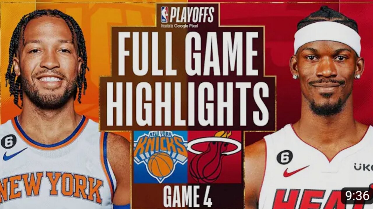 #5 KNICKS at #8 HEAT | FULL GAME 4 HIGHLIGHTS | May 8, 2023