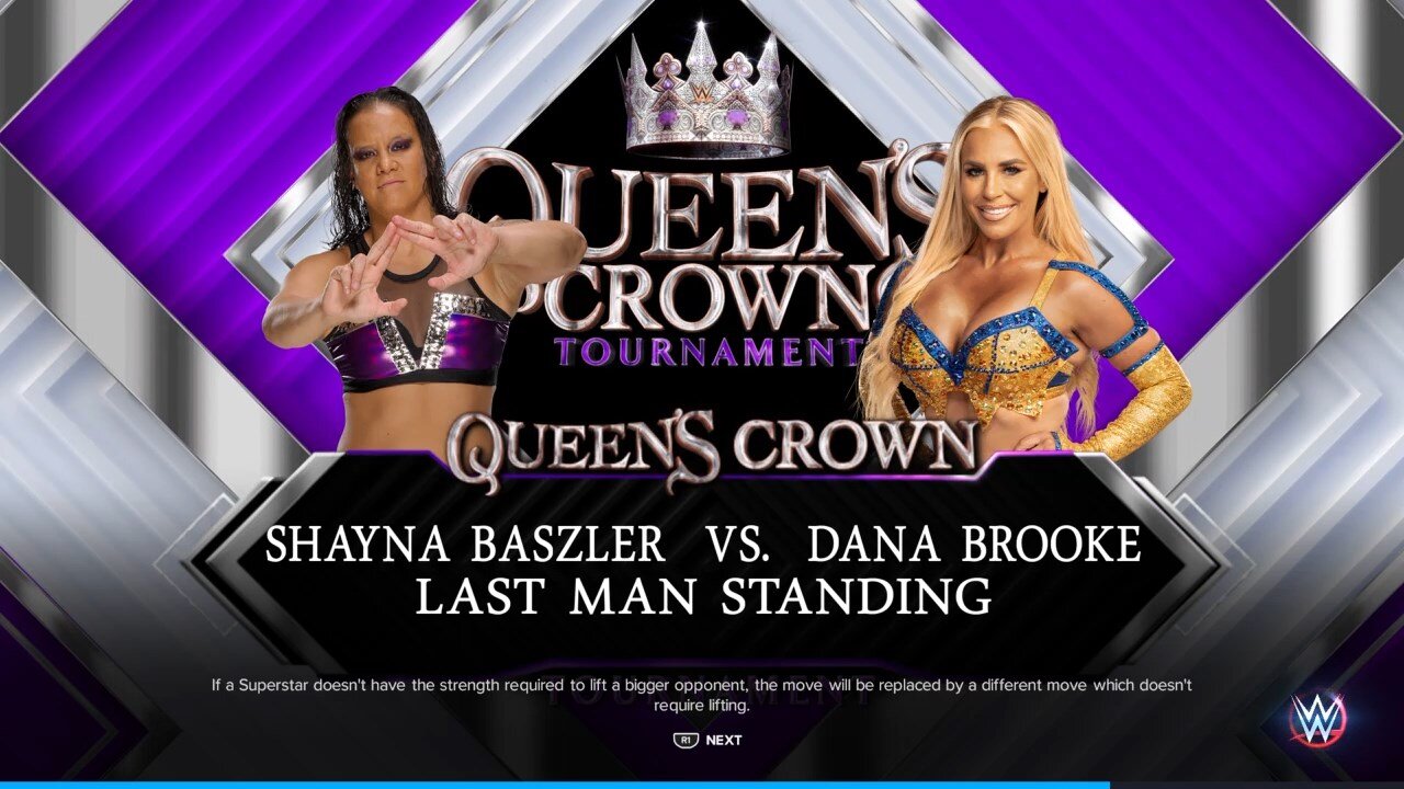 WWE 2K23 Queen's Crown Semi-Final Round 1: Shayna Baszler Vs. Dana Brooke