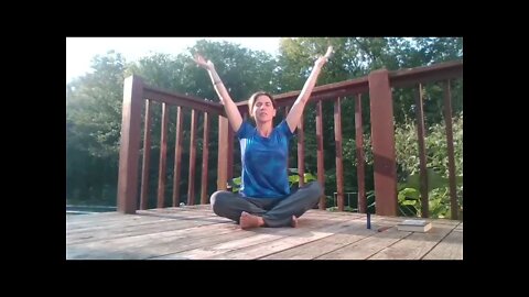 Christian Exercise With Megan - Deep Breathing and Stretching - Devotional God Cares For You!