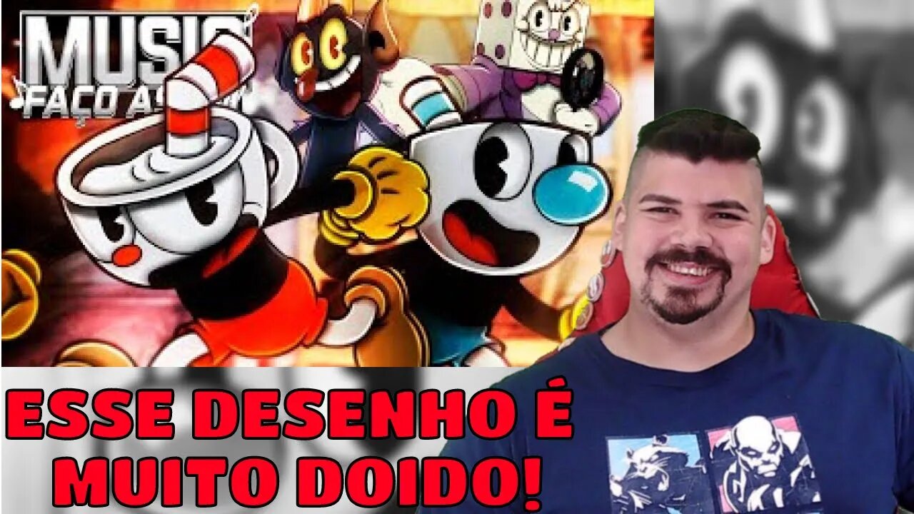 REACT Rap do Xicrinho e Caneco Cuphead-VENHA LIGEIRO PRA ILHA TINTEIRO Faço Assim - MELHOR DO MUNDO