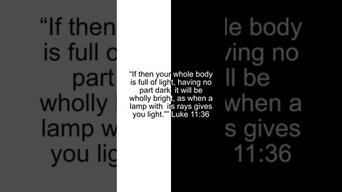 Luke 11:36 #light #dark #bright #bible #lamp #christian