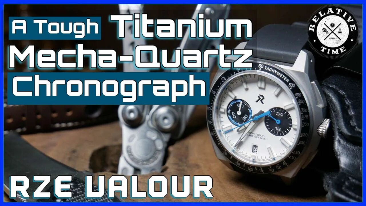 A Tough Titanium Meca-Quartz Chronograph : RZE Valour Review