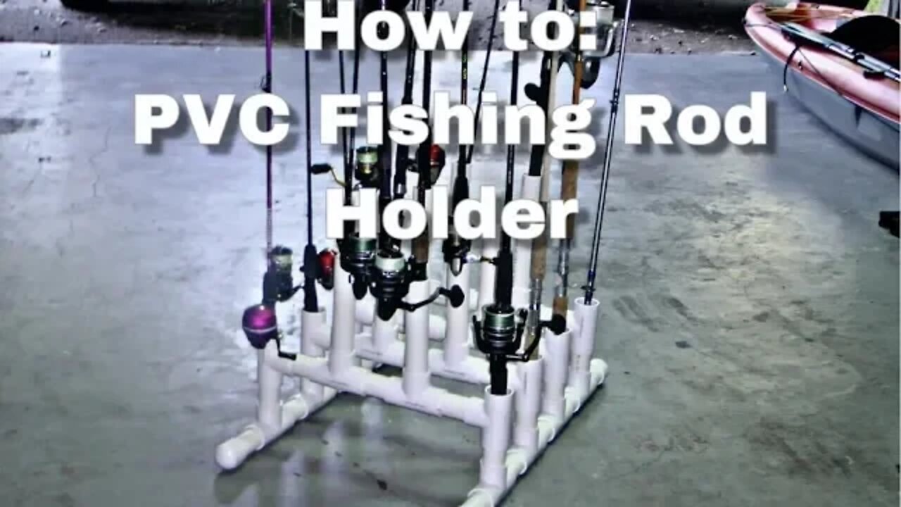 How to make a PVC Fishing Rod Holder