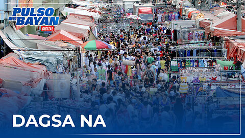 Mga nakatanggap ng 13th month pay, dumayo sa Divisoria para mamili ng pangregalo