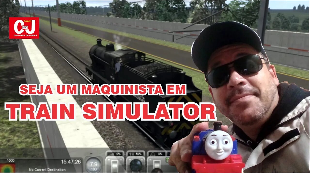 Seja um maquinista em Train Simulator