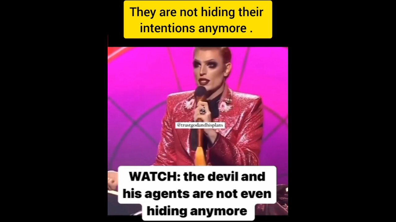 Evil is not hiding anymore, “They” are actually telling you what they are doing