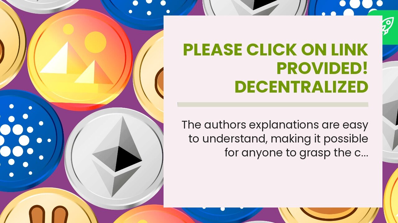 Please click on link provided! Decentralized Finance DeFi: 2022 Investing Guide, Lend, Trade, S...