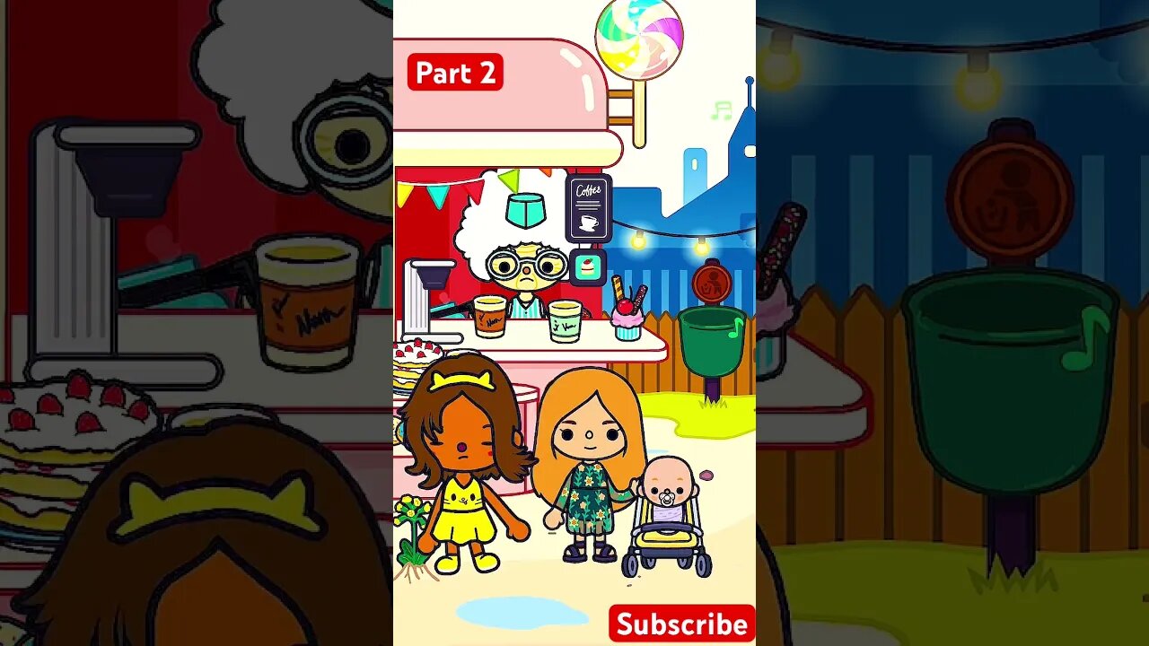 Eating at Food Market Part 2 in Toca Life World @tocaboca