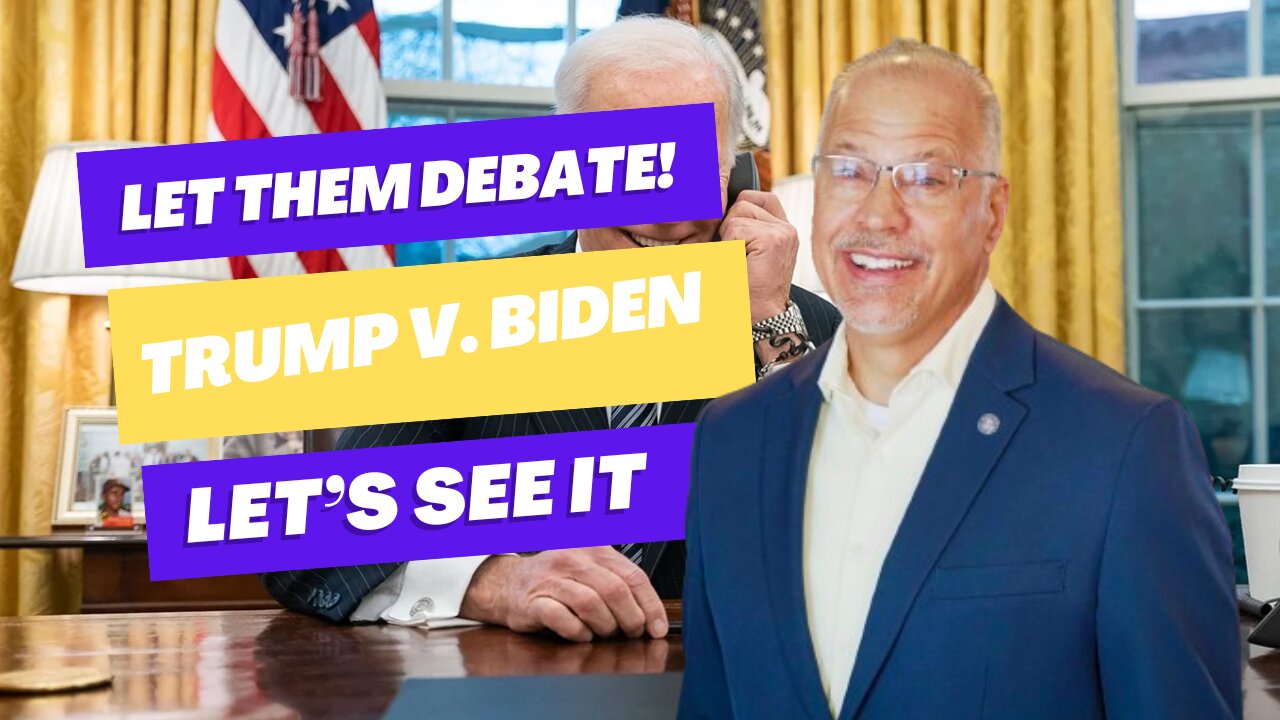 TRUMP CALL ON JOE BIDEN TO DEBATE HIM