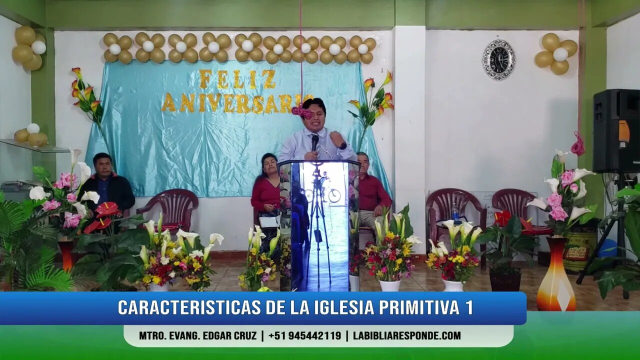 CARACTERÍSTICAS DE LA IGLESIA PRIMITIVA: Parte 1 - EVANGELISTA EDGAR CRUZ