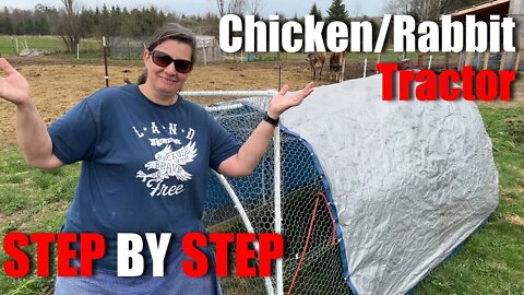 HOOP COOP Chicken Tractor Step By STEP for $20