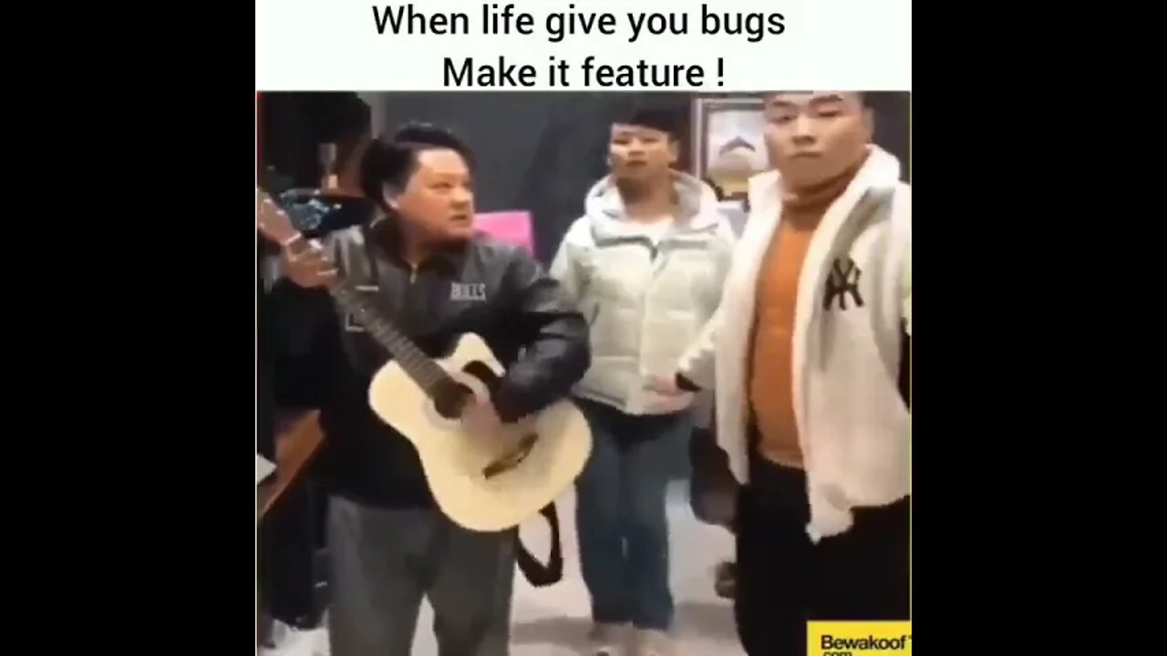 when life give you bugs make it feature !