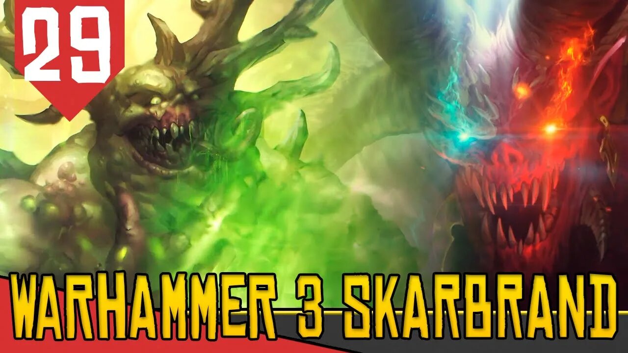 SENHOR DAS DOENÇAS - Total War Warhammer 3 Skarbrand #29 [Gameplay Português PT-BR]