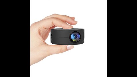 YT200 Mini Projector LED Home Media Player Audio Portable Proyectors 320X180 Pixels Supports 1080P