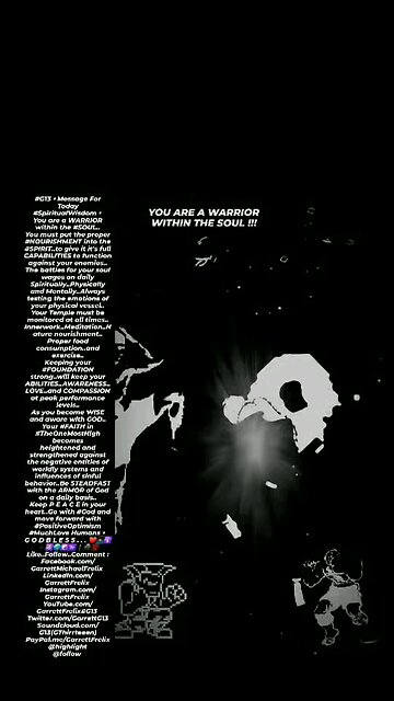 ▪︎YOU ARE A WARRIOR WITHIN THE SOUL▪︎