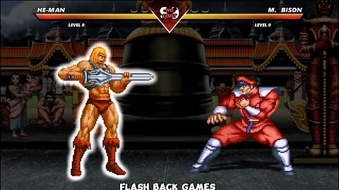 HE MAN VS BISON