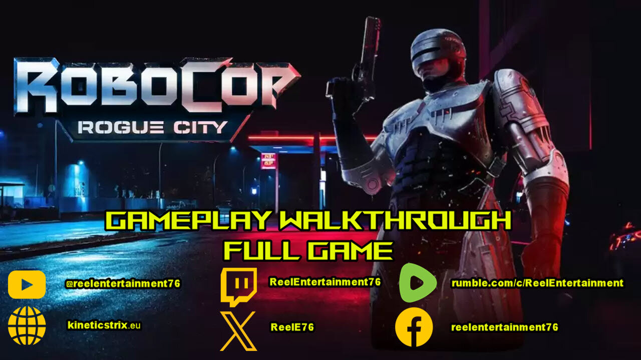 RoboCop Rogue City Gameplay Walkthrough No Commentary Full Game