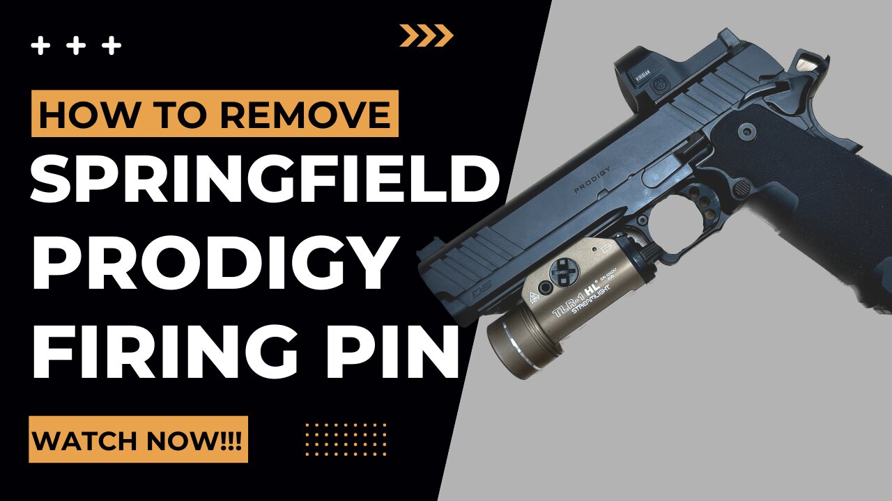 How to Remove SPRINGFIELD ARMORY Prodigy Firing Pin