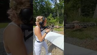 Women's Self-defense training with Custom Palmetto PX-9 AR