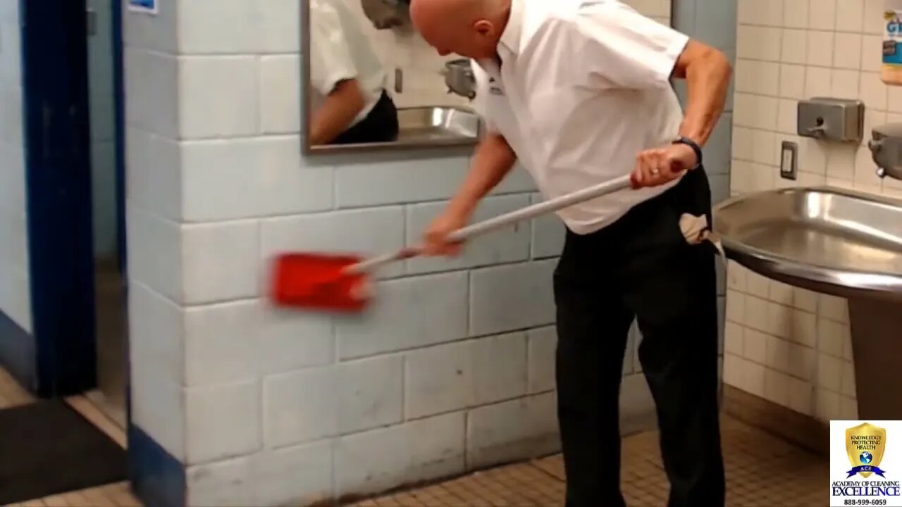 How to Wash a Restroom Block Wall