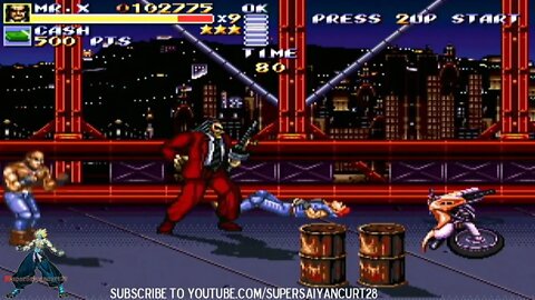 Streets of Rage Remake 5.1 Play As Mr.X On Xbox