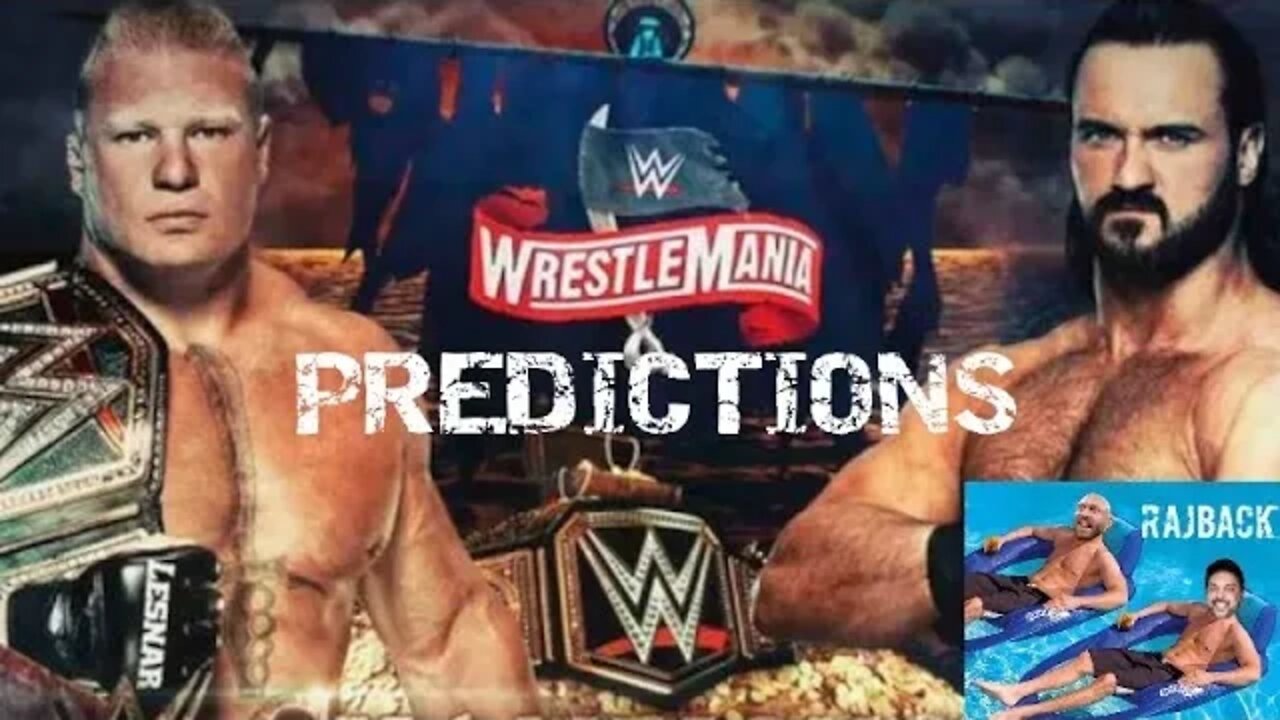 Ryback Wrestlemania 36 Predictions with Raj Giri (RajBack)