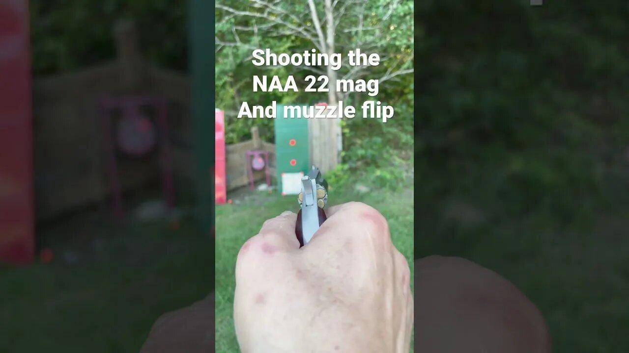 Shooting the NAA 22 mag for Muzzle Flip Requested Video from Sub #concealedcarry #pewpew #shooting